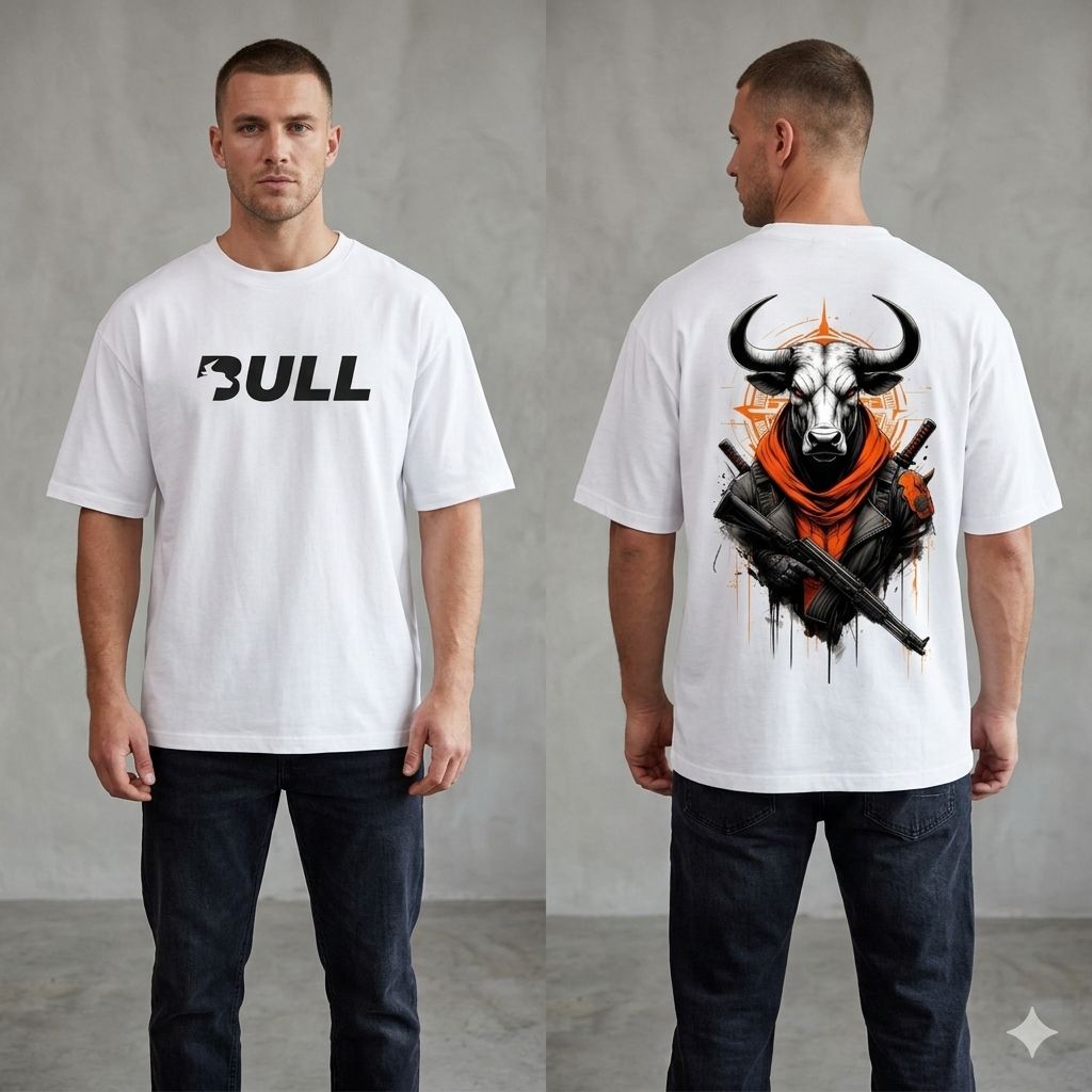 Rogue Bull Cyber-Warrior Oversized T-shirt