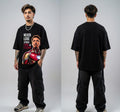 The Strategist Iron Man Oversized T-shirt - Pitch Black | Motivational Series