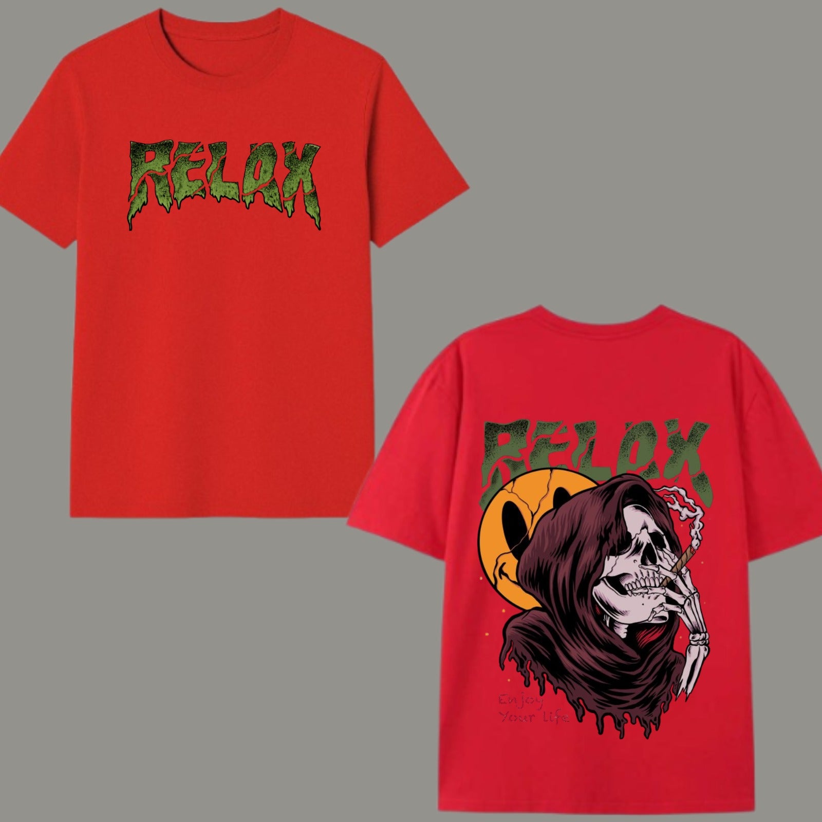 Enjoy Your Life Reaper Oversized T-shirt