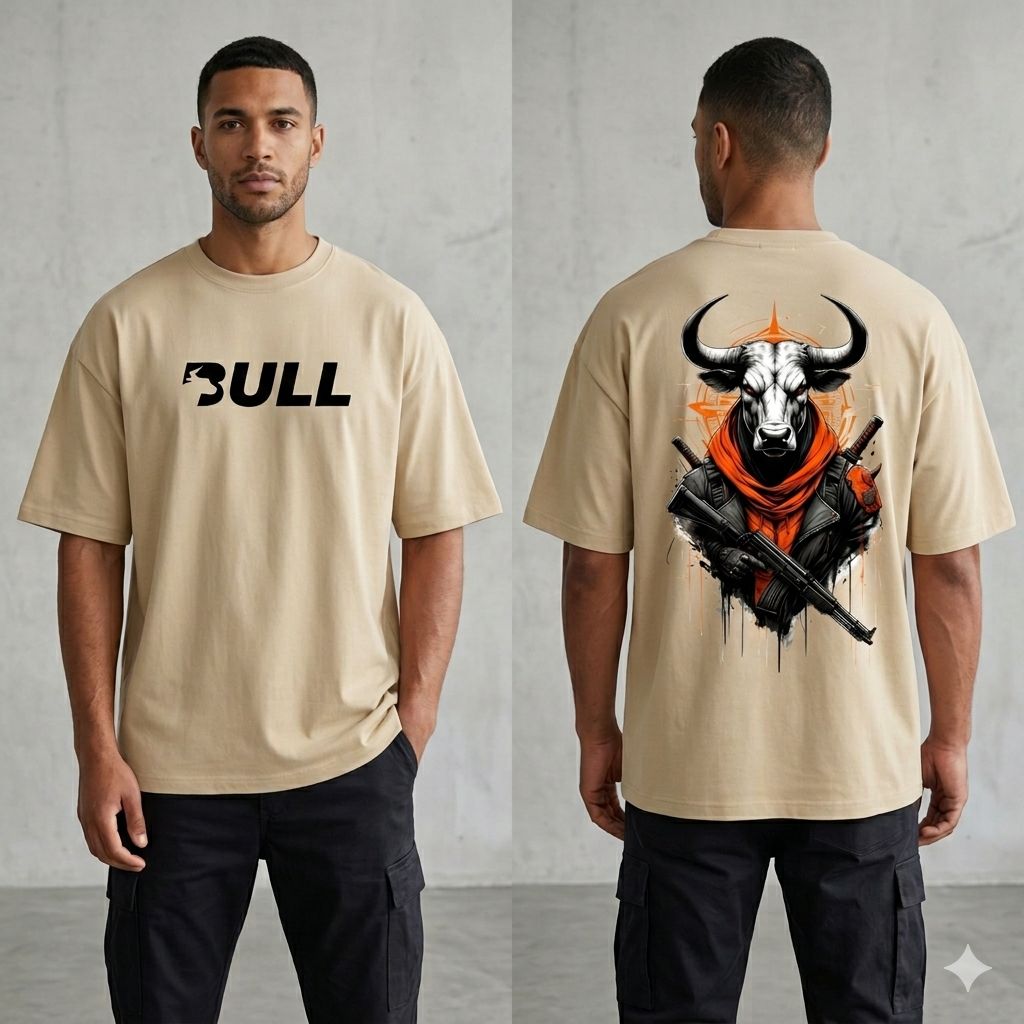 Rogue Bull Cyber-Warrior Oversized T-shirt