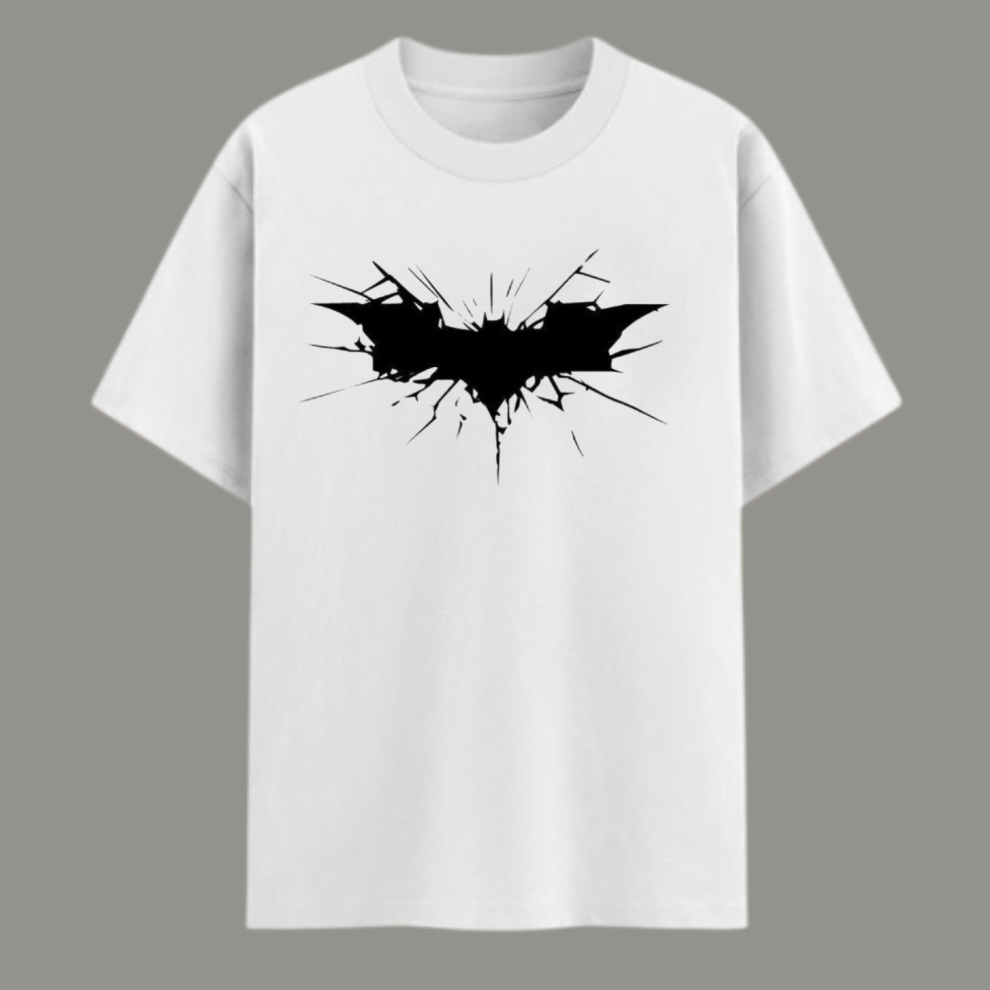 Dark Knight Skyline Graphic Oversized T-shirt