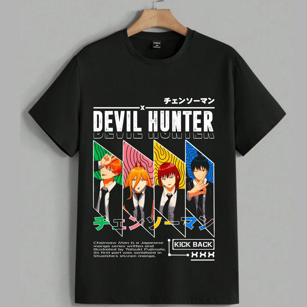 Devil Hunter Oversized Anime T-shirt
