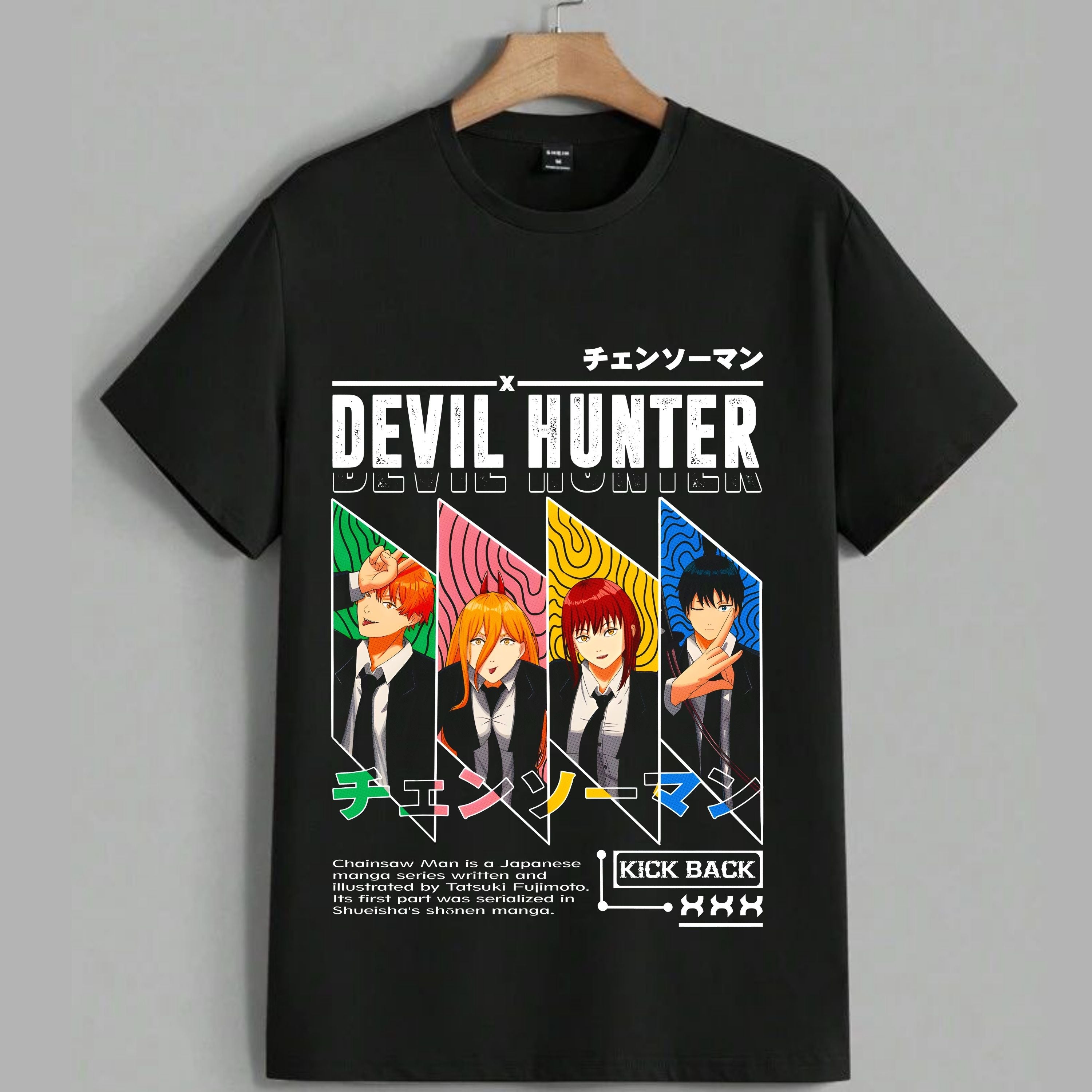 Devil Hunter Oversized Anime T-shirt