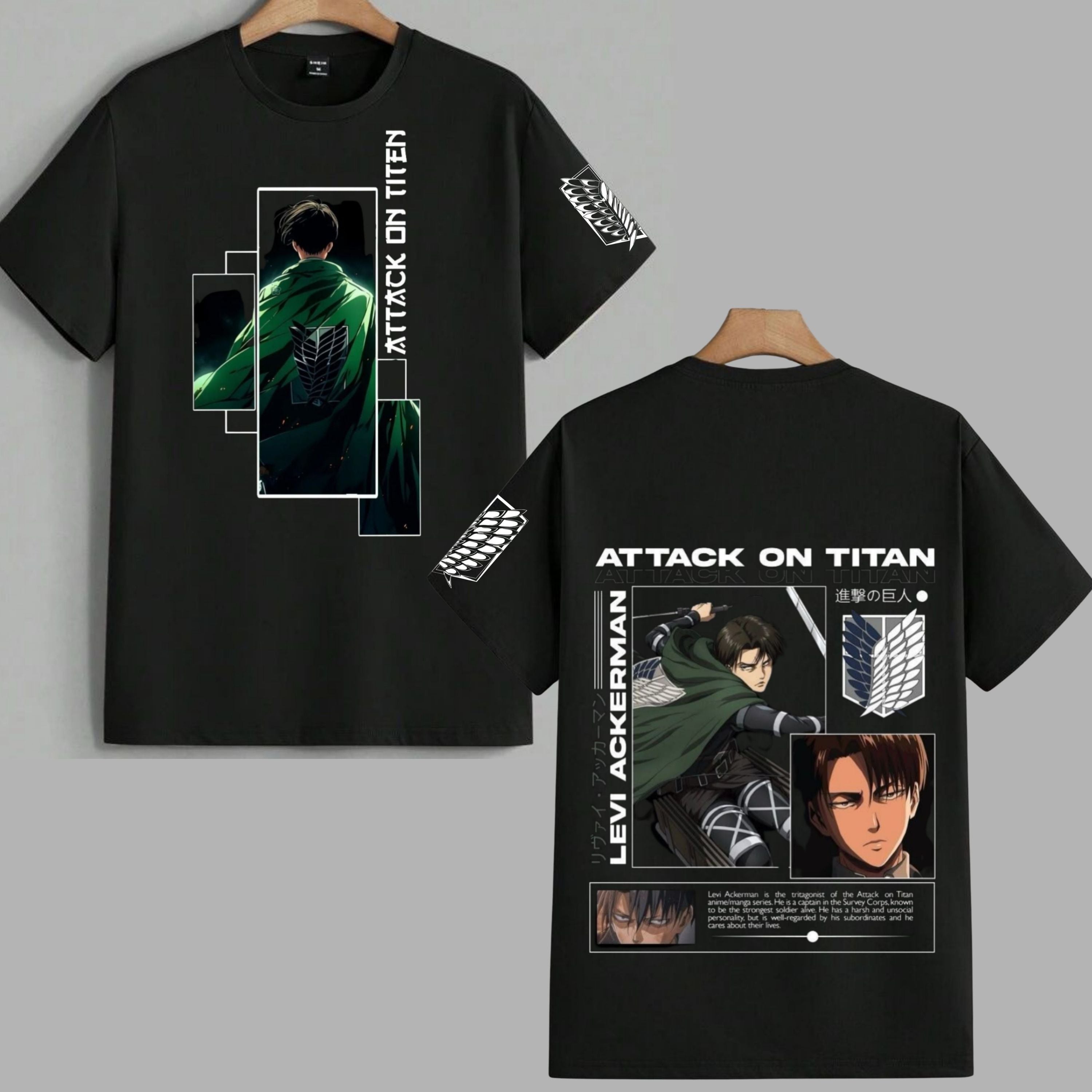 Scout Captain: Levi Ackerman Oversized T-shirt