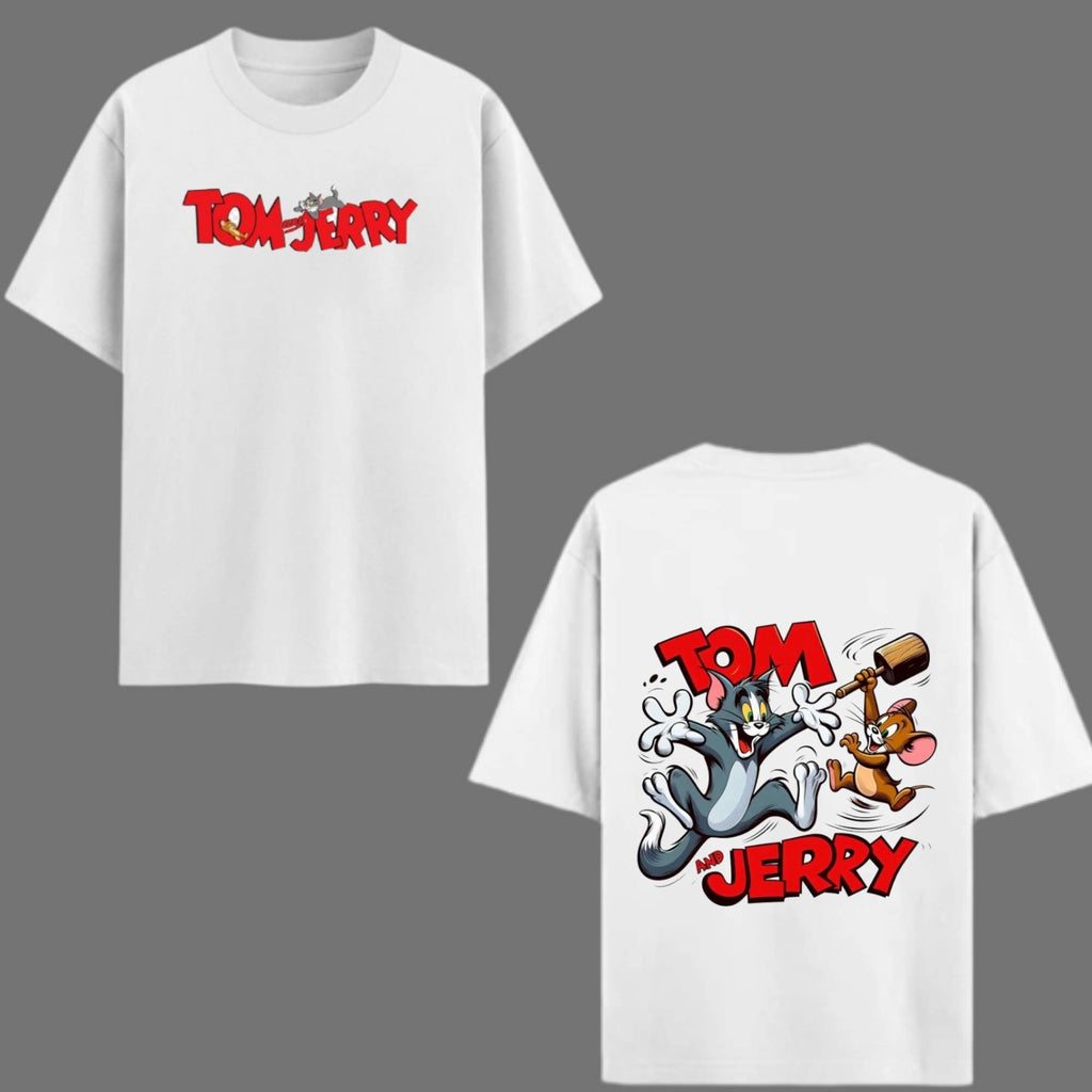 Tom & Jerry Oversized Cartoon T-shirt