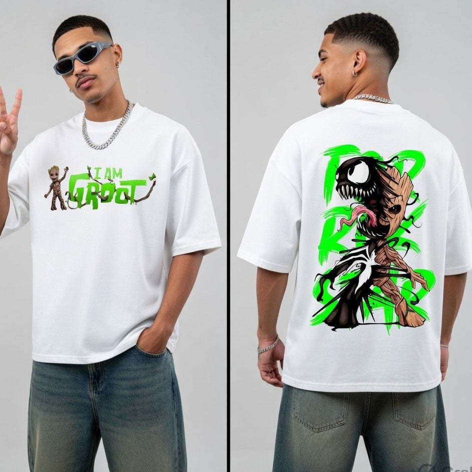 Symbiote Groot Oversized Heavyweight T-shirt