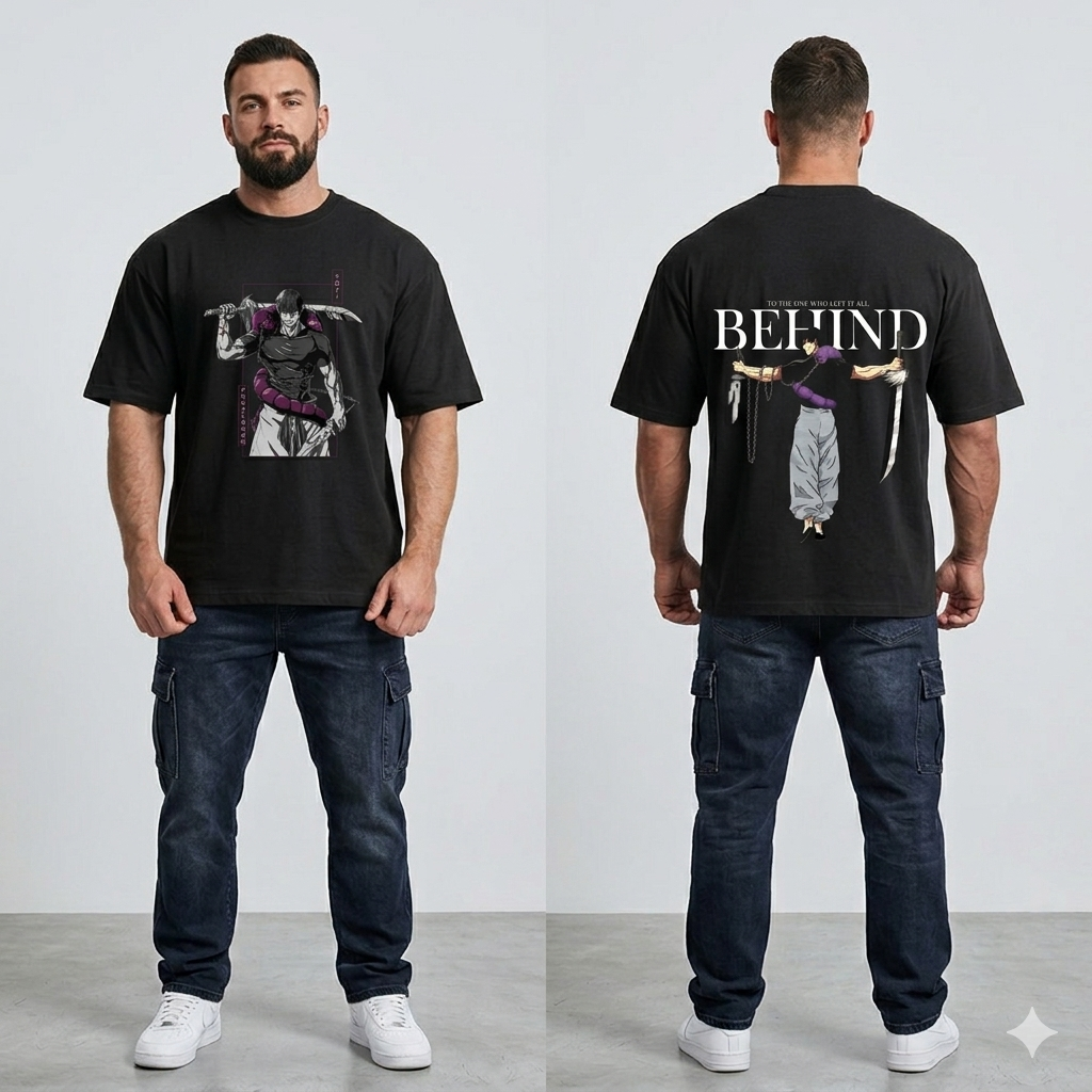 Heavenly Restriction Oversized T-shirt – Stealth Black