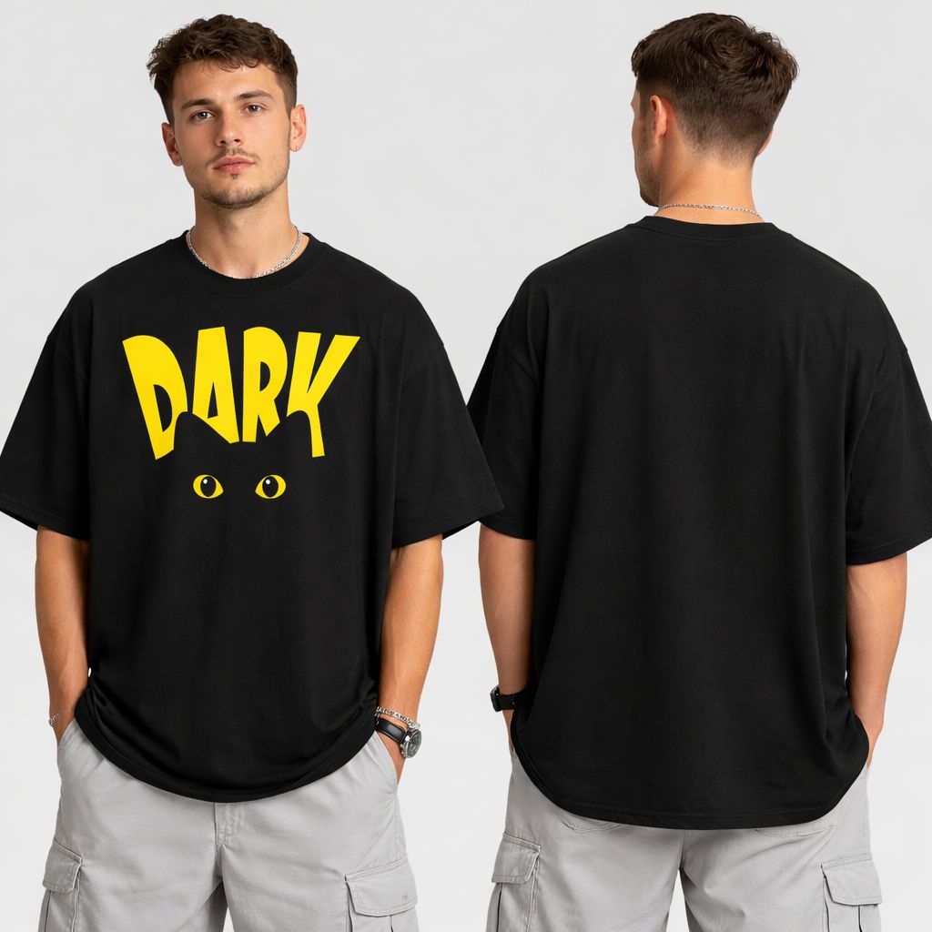 Dark Eyes Oversized Graphic T-Shirt