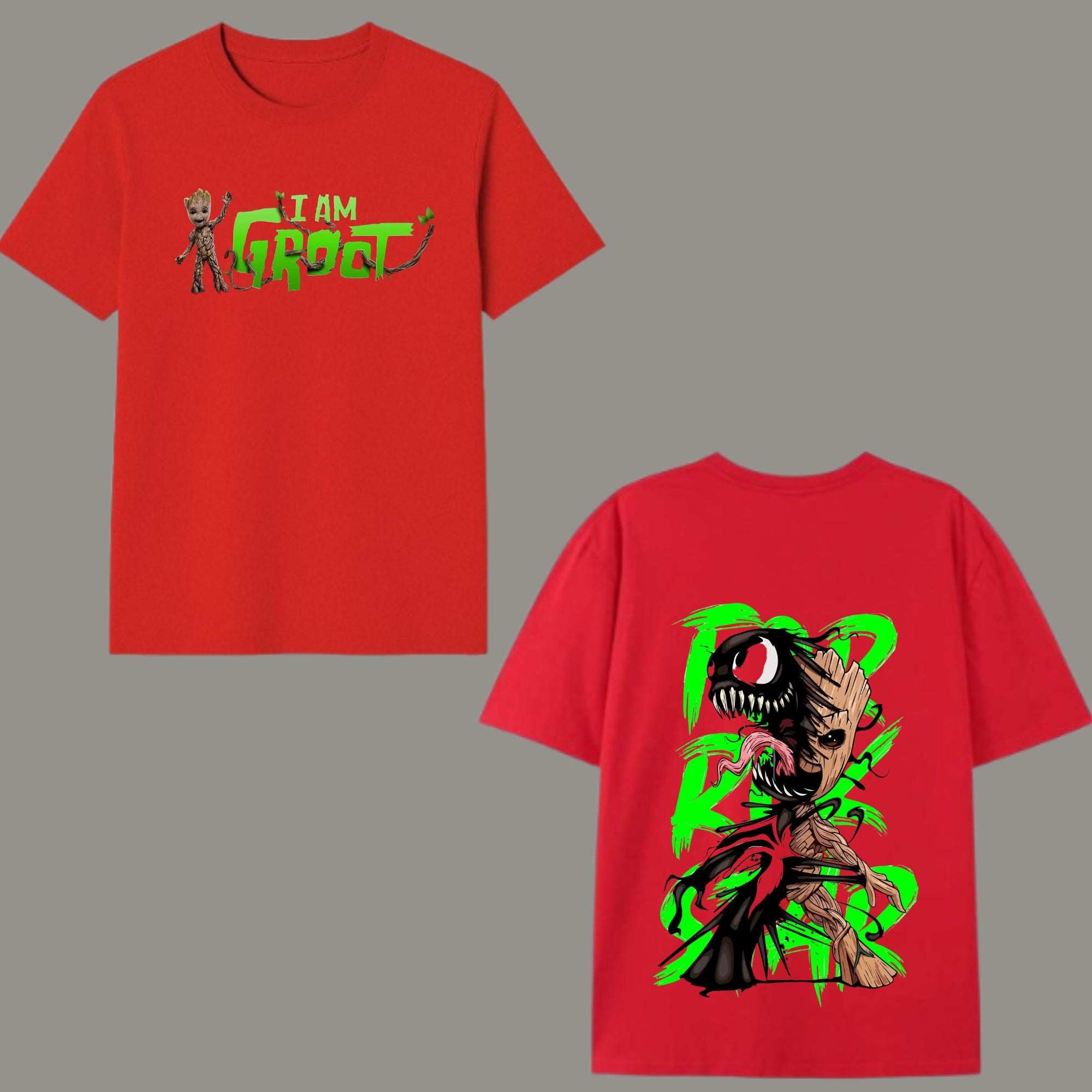 Symbiote Groot Oversized Heavyweight T-shirt