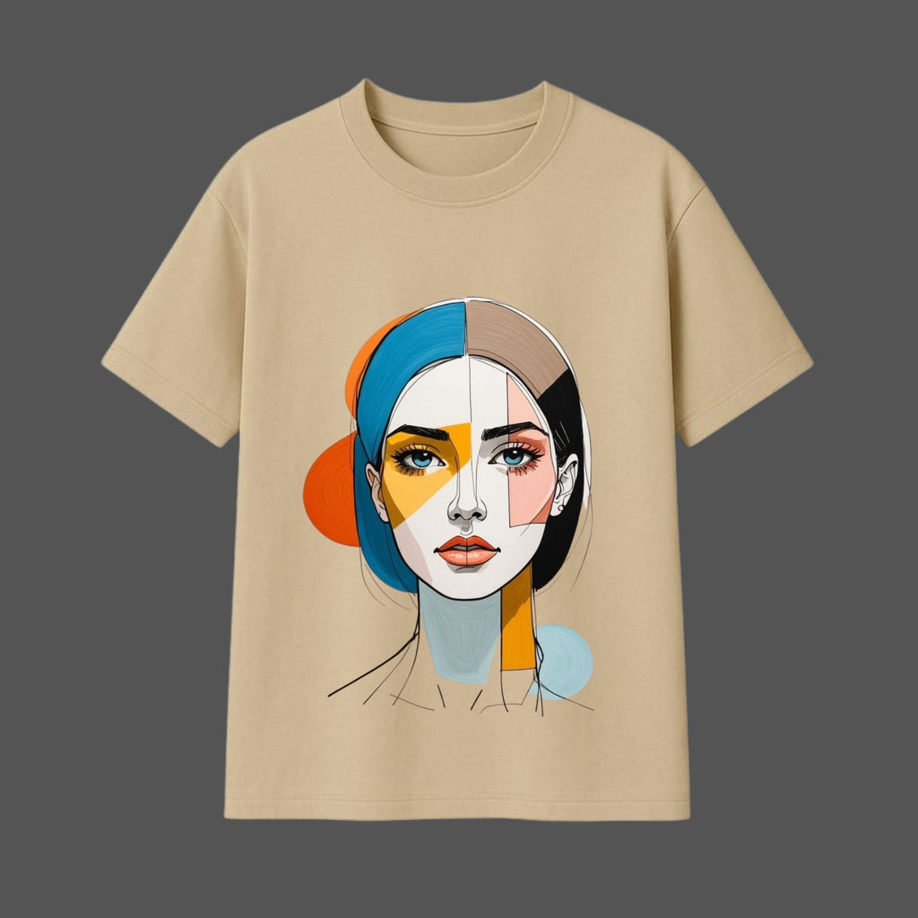 Abstract Muse Oversized Graphic T-shirt
